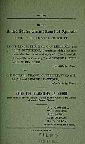 Document Title Page