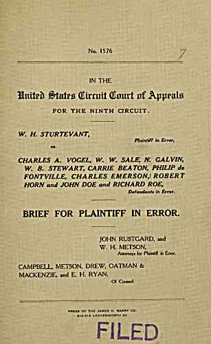 Document Title Page