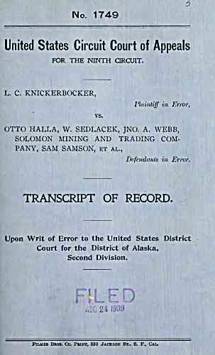 Document Title Page