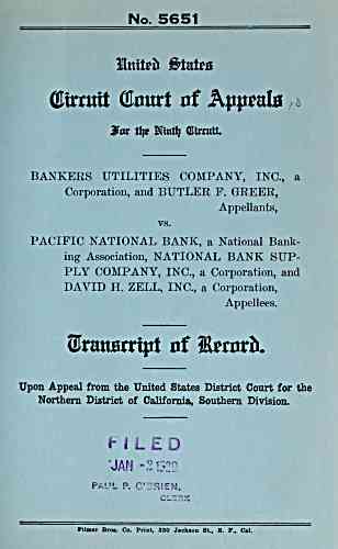 Document Title Page