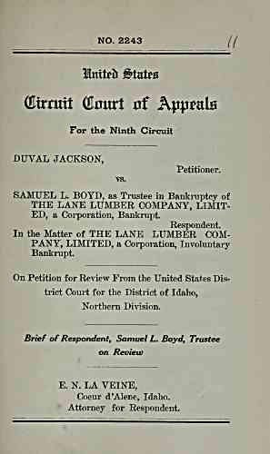 Document Title Page