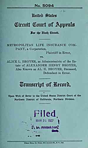 Document Title Page