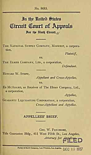 Document Title Page