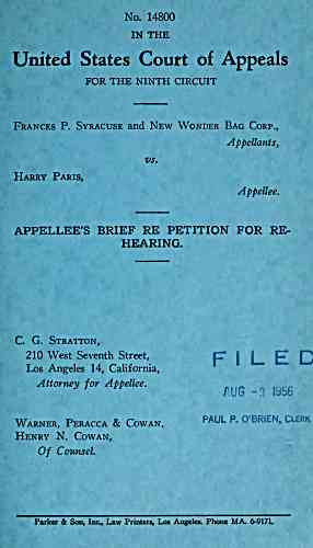 Document Title Page